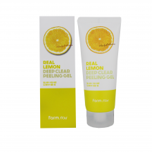 Farm Stay Пилинг гель для лица с экстрактом лимона Real Lemon Deep Peeling Gel (100 мл)