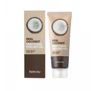 Farm Stay Пилинг гель для умывания с экстрактом кокоса Real Coconut Deep Clear Peeling Gel (100 мл)