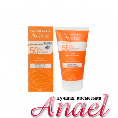 Avene Солнцезащитный крем для сухой кожи Cream SPF 50+ (50 мл)