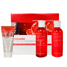 Farm Stay Набор средств для интенсивного увлажнения и укрепления кожи Collagen Essential Moisture Skin Care 3 Set (3 предмета)