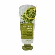 Welcos Очищающая пенка для лица с бобами маш Cleansing Story Mung Beans Deep Cleansing Foam (120 мл)