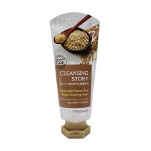 Welcos Очищающая пенка для лица с бурым рисом Cleansing Story Germinated Brown Rice Deep Cleansing Foam (120 мл)