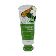 Welcos Очищающая пенка для лица с алое Cleansing Story Aloe Deep Cleansing Foam (120 мл)