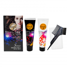 Bosnic Набор безаммиачной крем-маски для волос «Темно-Коричневая» Bento Shine Hair Color Cream (2 предмета) 