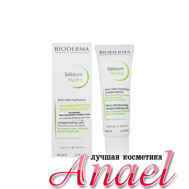 Bioderma Увлажняющий крем для лица Sebium Hydra  (40 мл)