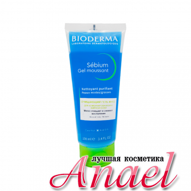 Bioderma Очищающий гель-мусс Себиум для комбинированной и жирной кожи Sebium Gel Moussant (100 мл)