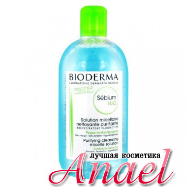 Bioderma Мицеллярная вода для жирной и проблемной кожи Sebium H20 Solution Micellare (500 мл)