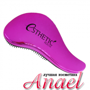 Esthetic House Розовая расческа для волос (18*7см)									