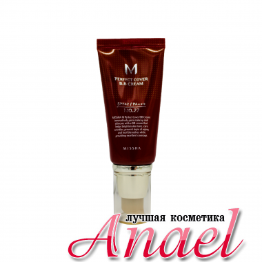 Missha BB крем тон 27 Perfect Cover BB Cream SPF42 PA+++ №27 (50 мл)