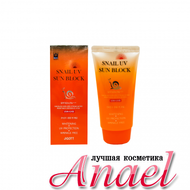 Skinine Jigott Солнцезащитный крем с муцином улитки Snail UV Sun Block Cream (70 мл)