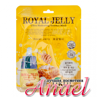 Ekel Ультра-увлажняющая тканевая маска с маточным молочком Royal Jelly Ultra Hydrating Essence Mask (25 мл)