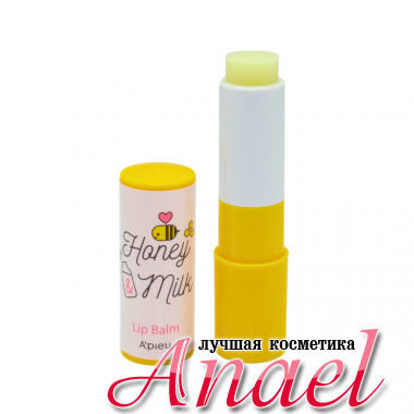 A'Pieu Питательный молочно-медовый бальзам для губ Lip Balm Honey Milk (3,3 г)