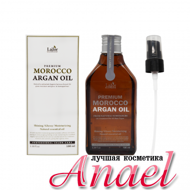 La'dor Марокканское натуральное аргановое масло премиум-класса для волос Premium Morocco Argan Oil (100 мл)