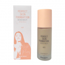 Mizon Тональная основа Тон 21 (натуральный бежевый) Perfect Skin Foundation BLSSM BEAUTY SPF30 (50 мл)