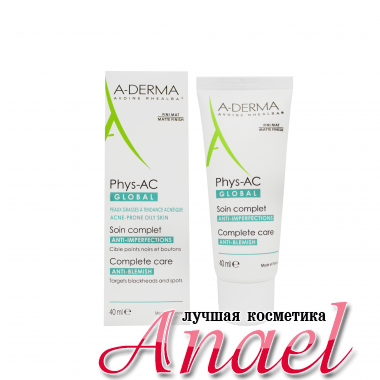 A-Derma Крем для комплексного ухода за проблемной кожей Phyl-AC Global (40 мл) 