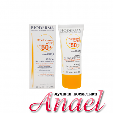 Bioderma Солнцезащитный крем против пигментации после эстетических процедур Photoderm Laser SPF 50+ Сream (30 мл)