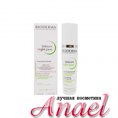 Bioderma Ночной отшелушивающий гель для проблемной кожи Sebium Night peel (40 мл)