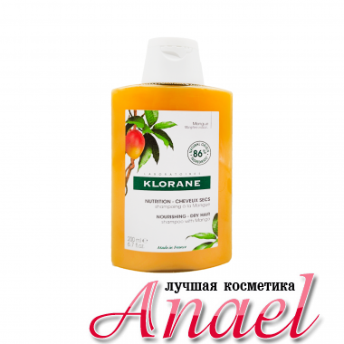 Klorane Шампунь с маслом манго для сухих волос Nourishing-Dry Hair Shampoo With Mango (200 мл) 