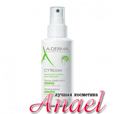 A-Derma Заживляющий и высушивающий спрей Cytelium Drying Spray Soothing (100 мл)