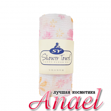 Vivaldi Розовая мочалка для тела Cosmos Shower Towel 