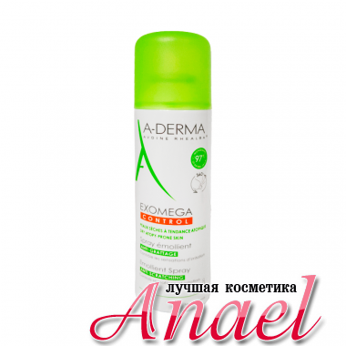 A-Derma Смягчающий эмолентный спрей для сухой и атопичной кожи Exomega Control Emollient Spray Anti-Scratching (200 мл)