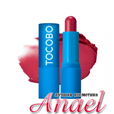 Tocobo Кремовый оттеночный бальзам для губ Powder Cream Lip Balm 031 rose burn с вишнёвым оттенком (3.5 гр)