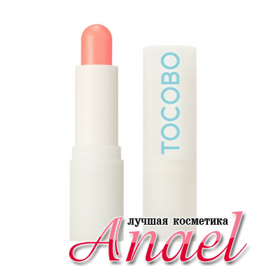 Tocobo Увлажняющий оттеночный бальзам для губ Glow Ritual Lip Balm 001 Coral Water с коралловым оттенком (3.5 гр)