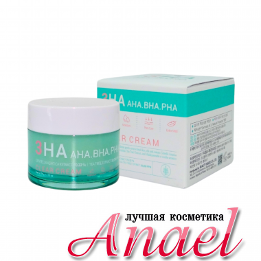 Esfolio Легкий крем с комплексом кислот 3HA AHA BHA PHA Clear Cream (50 гр)
