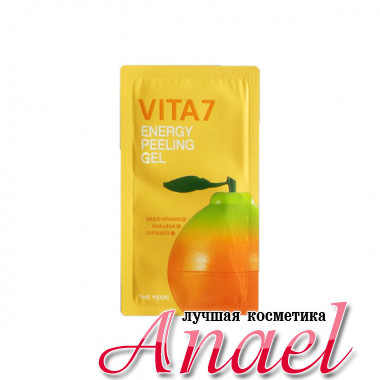 TheYEON Пробник энергетического пилинг-геля (скатки) с AHA-BHA кислотами для лица Vita7 Energy Peeling Gel