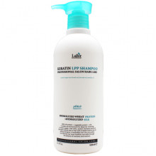 La'dor Бессульфатный кератиновый шампунь с аргановым маслом Keratin LPP Shampoo (530 мл)