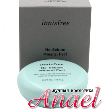 Innisfree Компактная минеральная матирующая пудра No-Sebum Mineral Pact (8,5 гр)