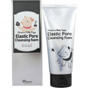 Elizavecca Угольная пенка для глубокой очистки пор Milky Piggy Elastic Pore Cleansing Foam (120 мл)