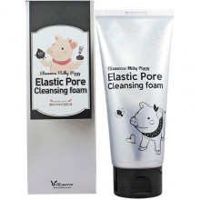 Elizavecca Угольная пенка для глубокой очистки пор Milky Piggy Elastic Pore Cleansing Foam (120 мл)