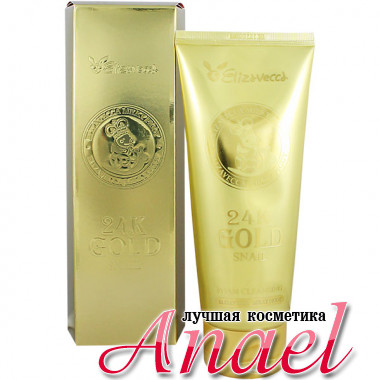 Elizavecca Пенка для умывания с коллоидным золотом и улиточным муцином 24k Gold Snail Foam Cleansing (180 мл)