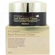 Deoproce Многофункциональный крем  с фильтратом улитки Multi-function Snail Recovery Cream (100 гр)