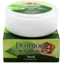 Deoproce Питательный крем для лица «Улитка» Natural Skin Snail Nourishing Cream (100 гр)