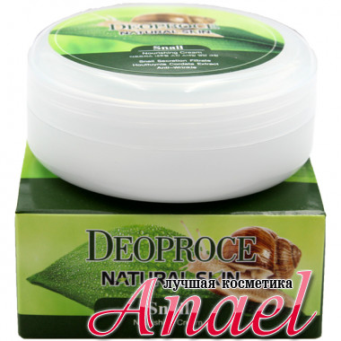 Deoproce Питательный крем для лица «Улитка» Natural Skin Snail Nourishing Cream (100 гр)