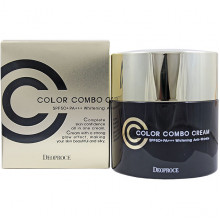Deoproce CC-крем Color Combo Cream SPF50+ PA+++ Тон 21 Натуральный беж (40 гр)