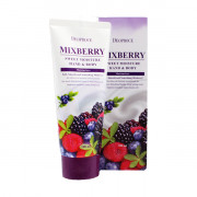 Deoproce Увлажняющий крем для рук и тела  «Ягодный микс» Mixberry Sweet Moisture Hand & Body Moisturiser (100 мл)