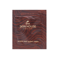 The Skin House Пробник восстанавливающего питающего крема против морщин с фильтратом улитки Wrinkle Snail System Cream