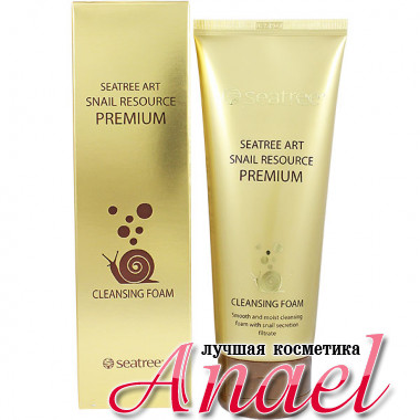 SeaNTree Пенка для умывания премиум-класса с улиточным муцином Snail Resource Premium Cleansing Foam (150 мл)