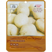 3W Clinic Тканевая маска с экстрактом картофеля Fresh Potato Mask Sheet (1 шт х 27 млл)