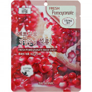 3W Clinic Тканевая маска с экстрактом граната Fresh Mask Sheet Pomegranate (1 шт)