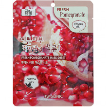 3W Clinic Тканевая маска с экстрактом граната Fresh Mask Sheet Pomegranate (1 шт)