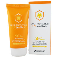 3W Clinic Универсальный солнцезащитный крем SPF 50+ PA+++ Multi Protection UV Sun Block (70 мл)