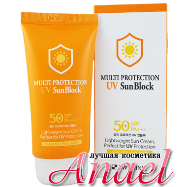 3W Clinic Универсальный солнцезащитный крем SPF 50+ PA+++ Multi Protection UV Sun Block (70 мл)