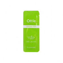 Ottie Пробник увлажняющего крема для кожи вокруг глаз с экстрактом зеленого чая Green Tea Eye Cream
