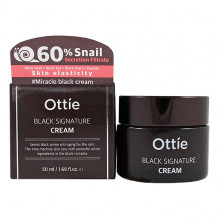 Ottie Антивозрастной крем с муцином черной улитки Black Signature Cream (50 мл)