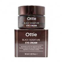 Ottie Антивозрастной крем с муцином черной улитки для контура глаз Black Signature Eye Cream (30 мл)