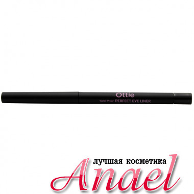 Ottie Идеальный водостойкий карандаш-подводка Тон 01 Черный Water Proof Perfect Eye Liner (0,3 гр)